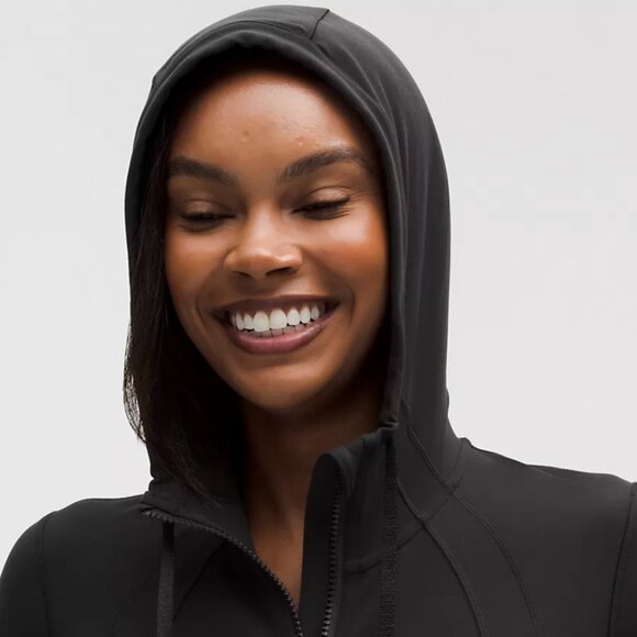 Lululemon Define Hooded Jacket Nulu Black Size 4 - Picture 3 of 3